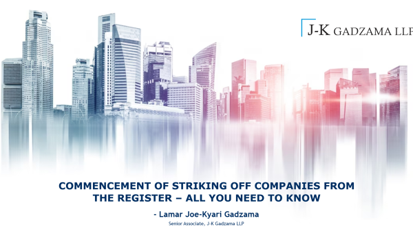 Commencement of Striking off Companies From the Register – All You Need to Know